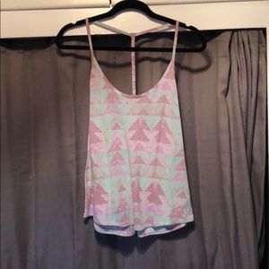 Hollister razor back tank top